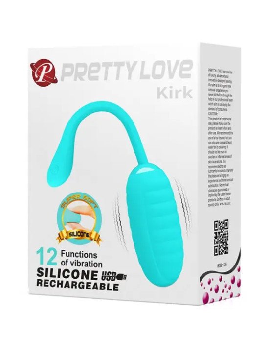 Віброяйце серії Pretty Love - Kirk з 12 різними функціями вібрації Віброяйце серії Pretty Love - Kirk з 12 різними функціями вібрації