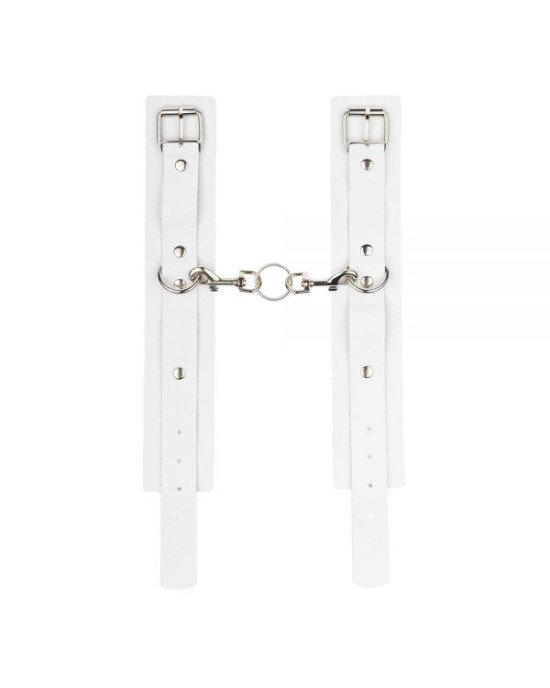 Окови Leather Standart Leg Cuffs, White