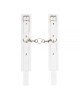Окови Leather Standart Leg Cuffs, White