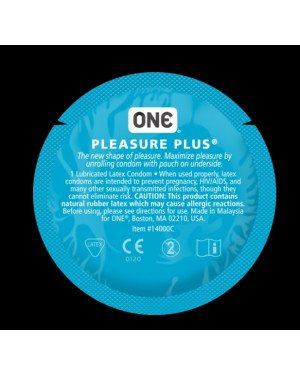 Презервативи ONE Pleasure Plus (ребристі, незвичайної форми) (по 1 шт) (упаковка може відрізнятися кольором та малюнком) Презервативи ONE Pleasure Plus (ребристі, незвичайної форми) (по 1 шт) (упаковка може відрізнятися кольором та малюнком)