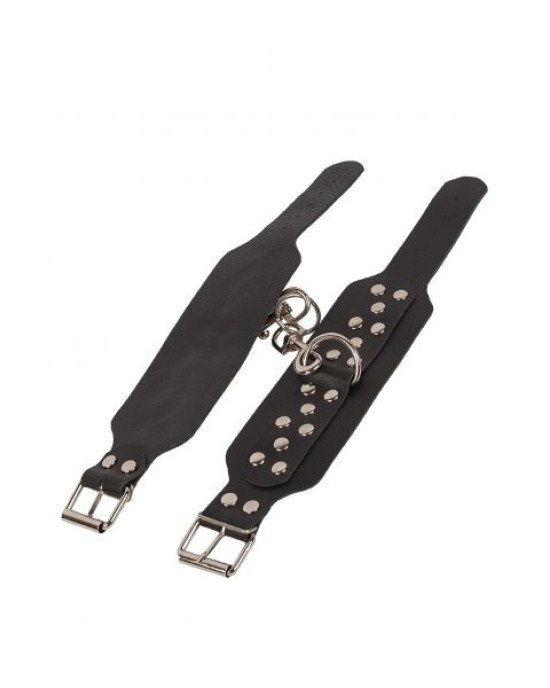 Окови Leather Leg Cuffs, Black Окови Leather Leg Cuffs, Black