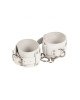 Наручники Leather Dominant Hand Cuffs, White Наручники Leather Dominant Hand Cuffs, White