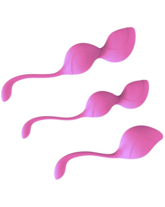 Набір вагінальних кульок Pink Kegel Set ніжно-рожевий Набір вагінальних кульок Pink Kegel Set ніжно-рожевий