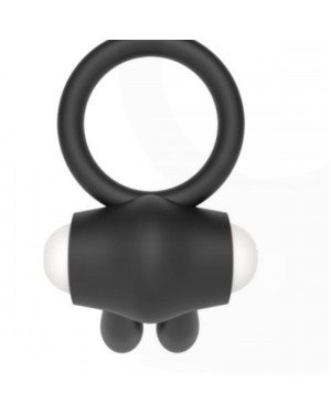 Ерекційне віброкільце Power Clit Cockring, Black Ерекційне віброкільце Power Clit Cockring, Black