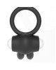 Ерекційне віброкільце Power Clit Cockring, Black Ерекційне віброкільце Power Clit Cockring, Black
