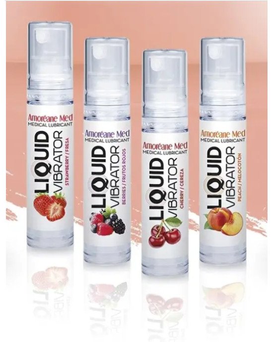 Стимулюючий лубрикант від Amoreane Med: Liquid vibrator - Berries (рідкий вібратор), 10 ml Стимулюючий лубрикант від Amoreane Med: Liquid vibrator - Berries (рідкий вібратор), 10 ml