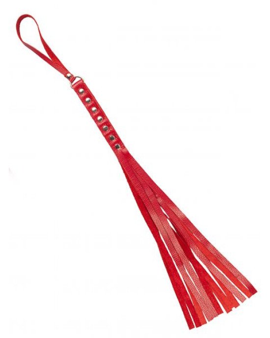 Флогер S&M Fancy Leather Flower, Red Флогер S&M Fancy Leather Flower, Red