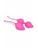 Набір вагінальних кульок Kegel Pink Set колір рожевий Набір вагінальних кульок Kegel Pink Set колір рожевий