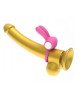 Ерекційне віброкільце Power Clit Cockring, Pink