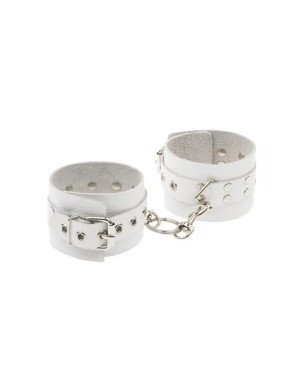 Наручники Leather Rastraints Hand Cuffs, White