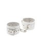 Наручники Leather Rastraints Hand Cuffs, White