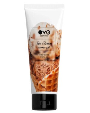 Универсальный ароматизированный увлажняюший гель-лубрикант OYO - Ice Cream aroma gel, 75 ml