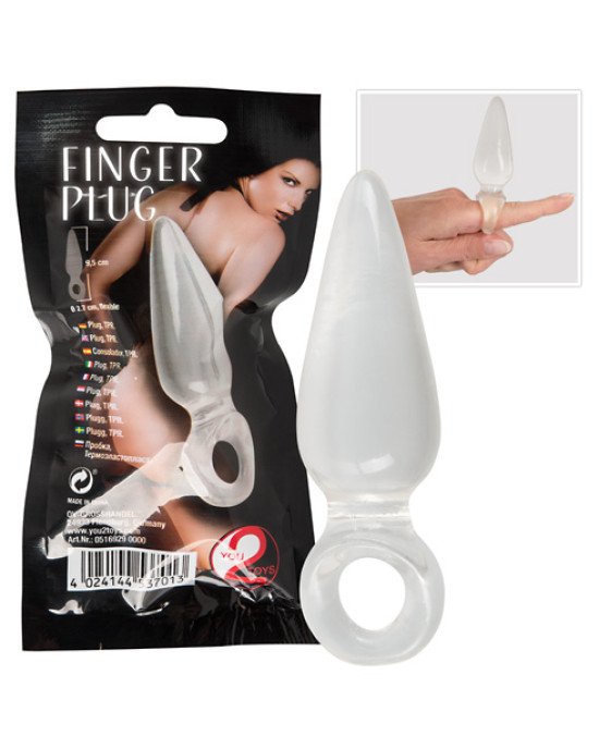 Анальна пробка на пальчик