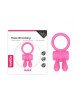 Ерекційне віброкільце Power Clit Cockring, Pink
