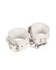 Окови Leather Restraints Leg Cuffs, White Окови Leather Restraints Leg Cuffs, White