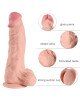 Фалоімітатор Large Leilong Lifelike тілесний без вібрації Фалоімітатор Large Leilong Lifelike тілесний без вібрації