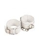 Окови Leather Dominant Leg Cuffs, White