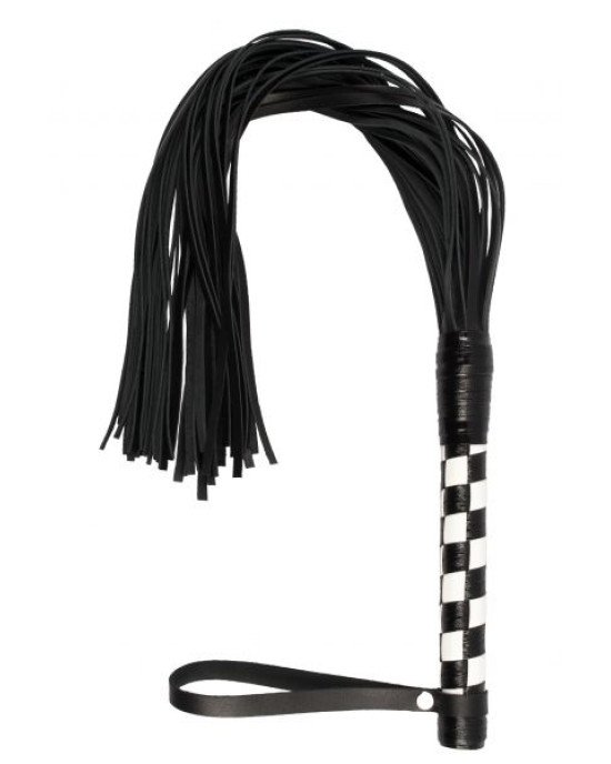 Флогер Premium Leather Flogger, B&W Флогер Premium Leather Flogger, B&W