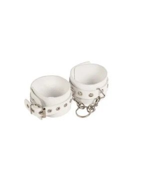 Наручники Leather Restraints Hand Cuffs, White