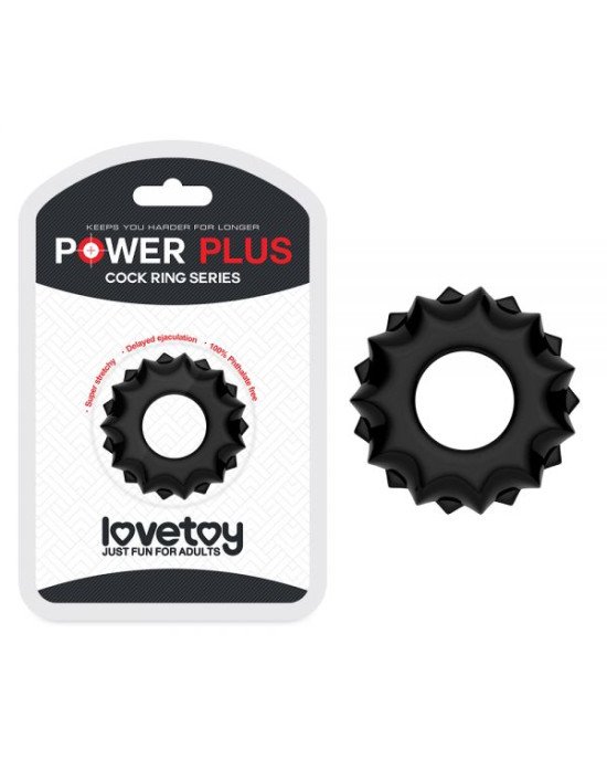 Ерекційне кільце POWER PLUS Cockring, Black
