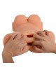 Мастурбатор-торс Busty Lady Solid Silicone Sexy Doll вагіна-анус без вібрації