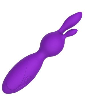 Вібратор Purple bunny 10 режимів вібрації колір фіолетовий