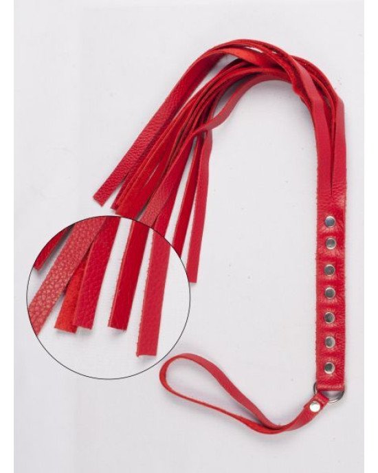 Флогер S&M Fancy Leather Flower, Red Флогер S&M Fancy Leather Flower, Red