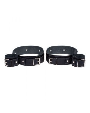 Фіксатор для зап'ястей та стегон Fixation Me Thigh, Smooth Black