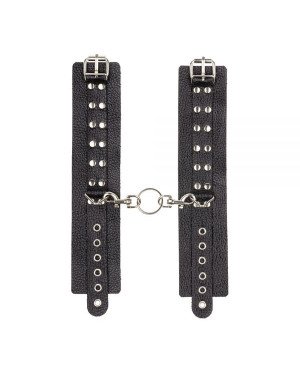 Наручники Leather Rastraints Hand Cuffs, Black