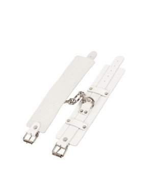 Окови Leather Dominant Leg Cuffs, White