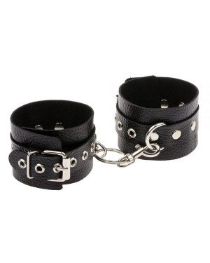 Наручники Leather Double Fix Hand Cuffs, Black